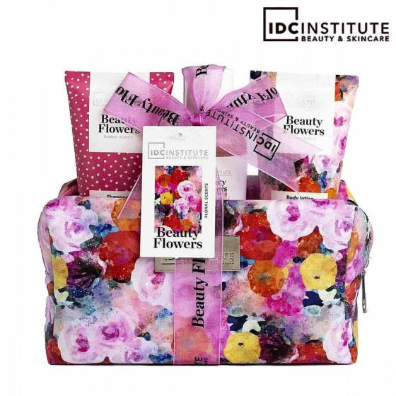 SET BAGNO DA VIAGGIO CON POCHETTE BEAUTY FLOWERS