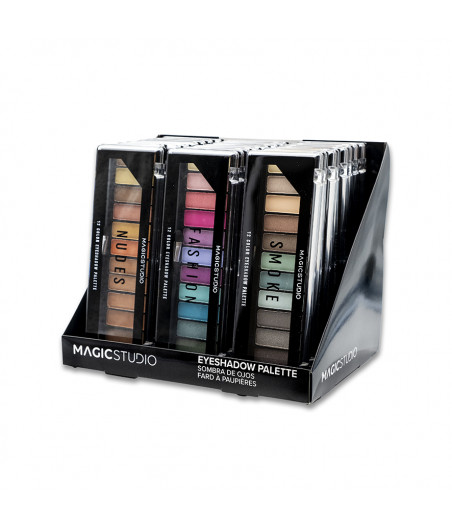 ESPOSITORE EYESHADOW 3 PALETTE 12 COLORI 24 PZ