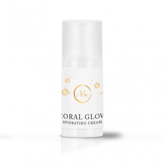 CREMA VISO CORAL GLOW EFFETTO IDRATANTE 15 ML-ETICHETTA NATALIZIA