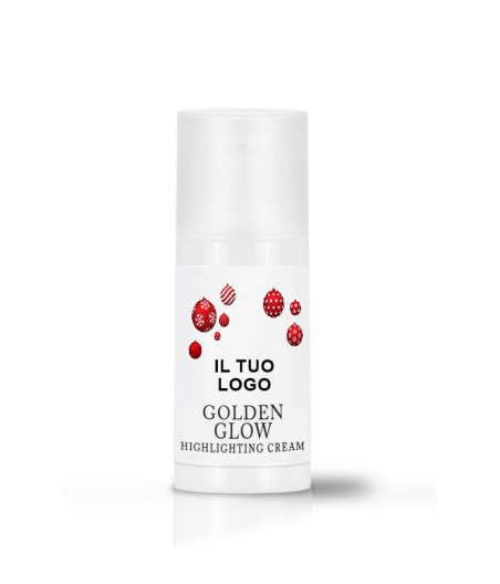 CREMA VISO GOLDEN GLOW LAMINE D'ORO 24 K EFFETTO ILLUMINANTE 15 ML-PERSONALIZZATA