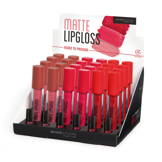 ESPOSITORE ROSSETTO MATTE LIQUID LIPSTICK 3 COLORI 24 PZ