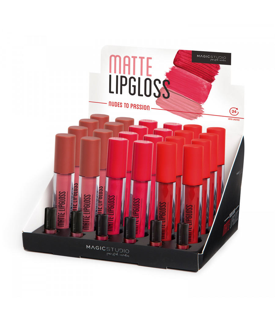 ESPOSITORE ROSSETTO MATTE LIQUID LIPSTICK 3 COLORI 24 PZ