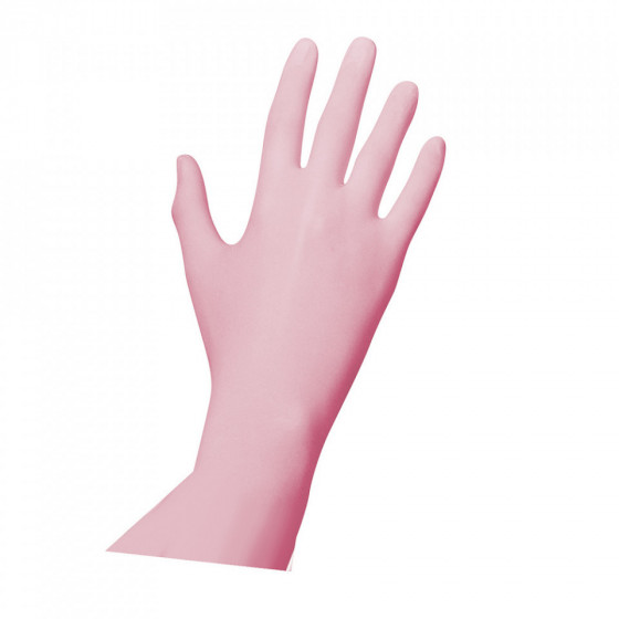 GUANTI NITRILE PINK TG. XS CONF. 100 PZ