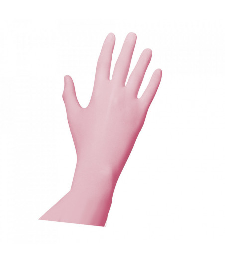 GUANTI NITRILE PINK TG. XS CONF. 100 PZ