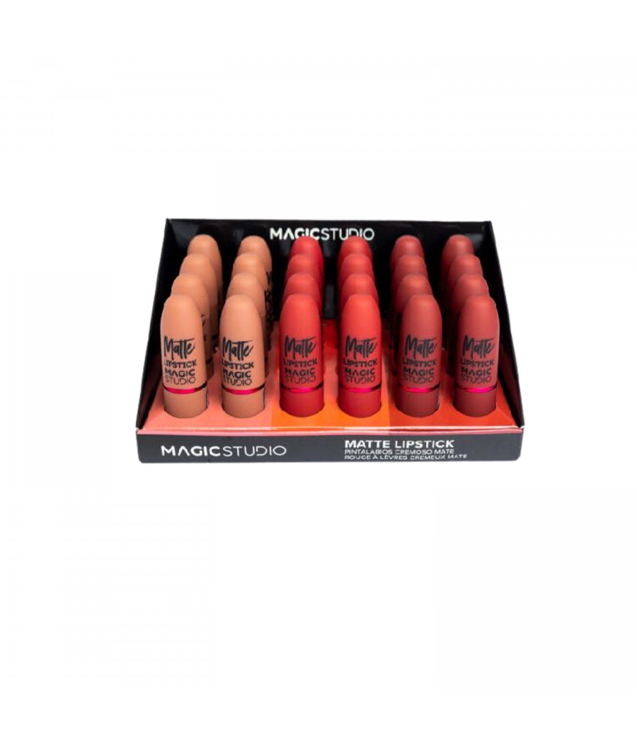 ESPOSITORE ROSSETTO MATTE LIPSTICK 3 COLORI 24 PZ ESPOSITORE ROSSETTO MATTE LIPSTICK 3 COLORI 24 PZ