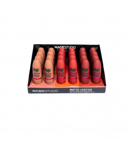 ESPOSITORE ROSSETTO MATTE LIPSTICK 3 COLORI 24 PZ