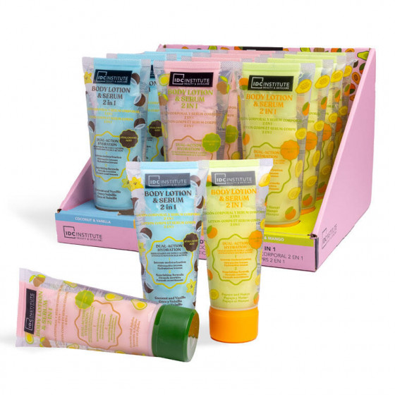 ESPOSITORE SKIN FOOD BODY LOTION & SERUM 2 IN 1 12 PZ