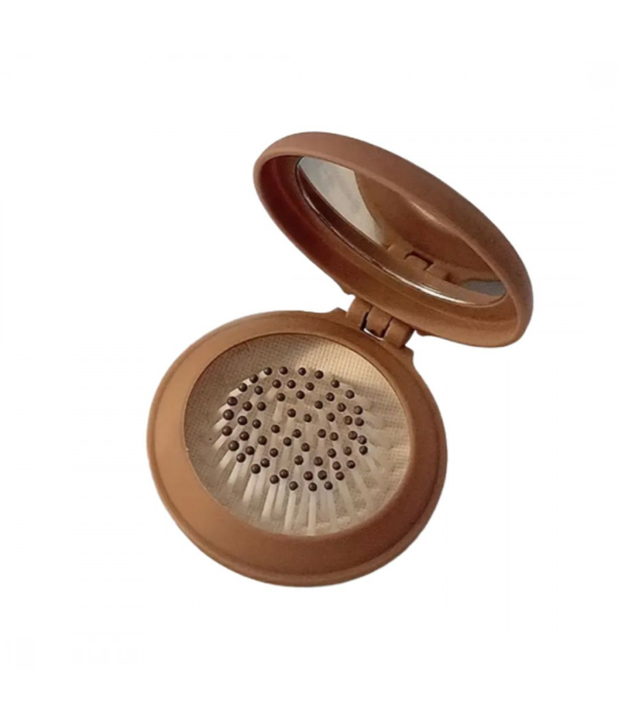 SPAZZOLA PER CAPELLI DA VIAGGIO CON SPECCHIO SOLEA SPAZZOLA PER CAPELLI DA VIAGGIO CON SPECCHIO SOLEA
