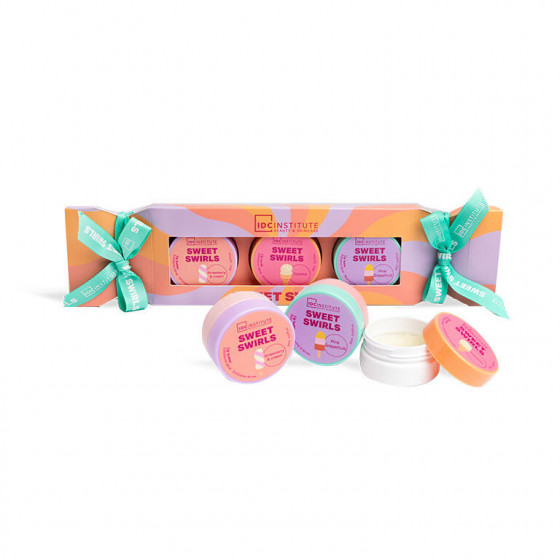 SWEET SWIRLS CANDY LIP TRIO (LIP SCRUB+LIP BALM+LIP BUTTER)