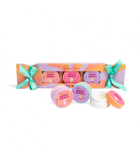 SWEET SWIRLS CANDY LIP TRIO (LIP SCRUB+LIP BALM+LIP BUTTER)