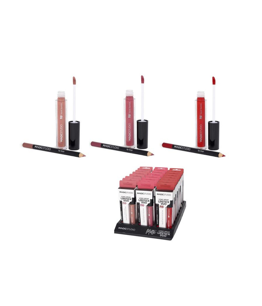 ESPOSITORE LIP DUO MATTE (LIP GLOSS+LIP LINER) 24 PZ