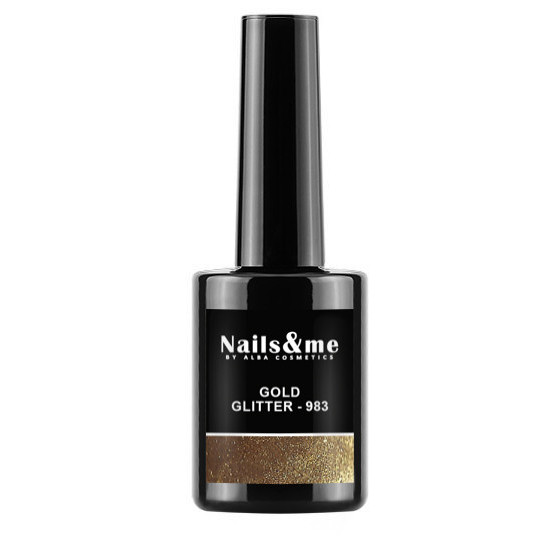 SMALTO GEL SEMIP. N.983  GOLD GLITTER14 ML