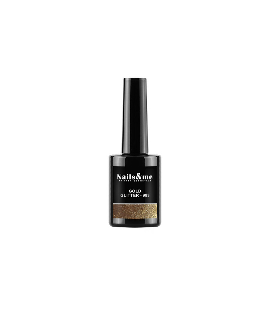 SMALTO GEL SEMIP. N.983  GOLD GLITTER14 ML