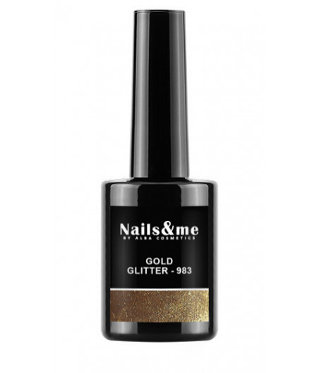 SMALTO GEL SEMIP. N.983  GOLD GLITTER14 ML