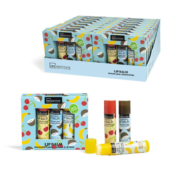 ESPOSITORE SKIN FOOD LIP BALM TRIO 16 PZ