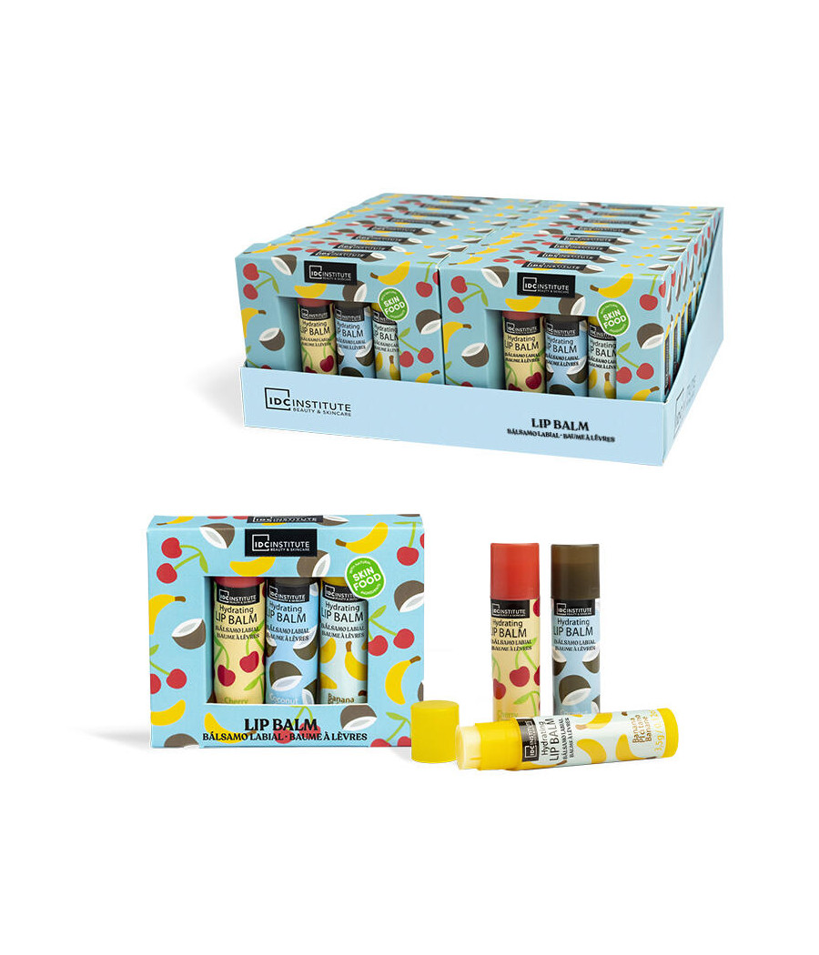ESPOSITORE SKIN FOOD LIP BALM TRIO 16 PZ ESPOSITORE SKIN FOOD LIP BALM TRIO 16 PZ