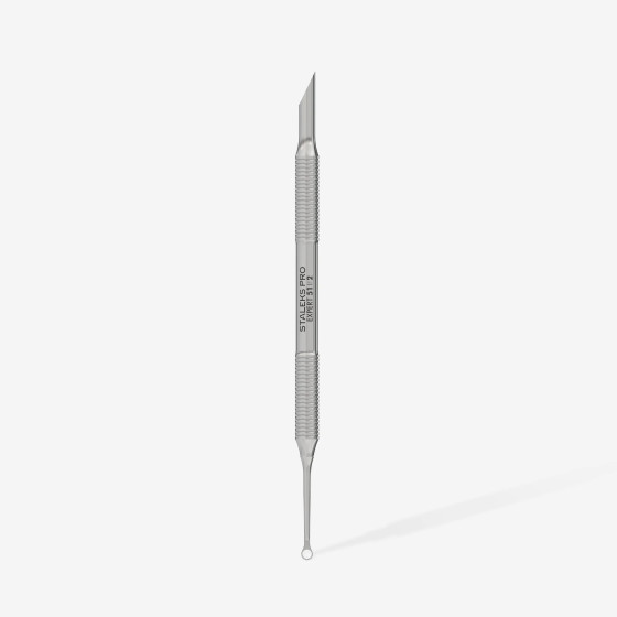 SPATOLA PER MANICURE 51 TYPE 2 PUSHER OBLIQUO+ANELLO