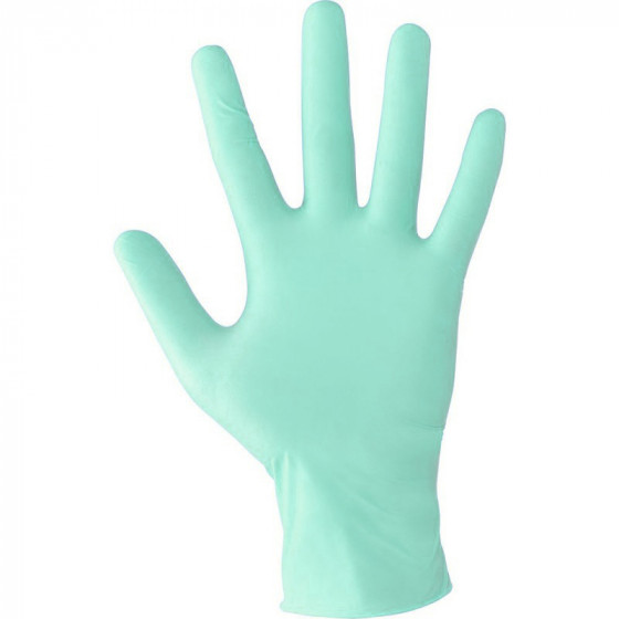 GUANTI NITRILE GREEN TG.M CONF.100 PZ