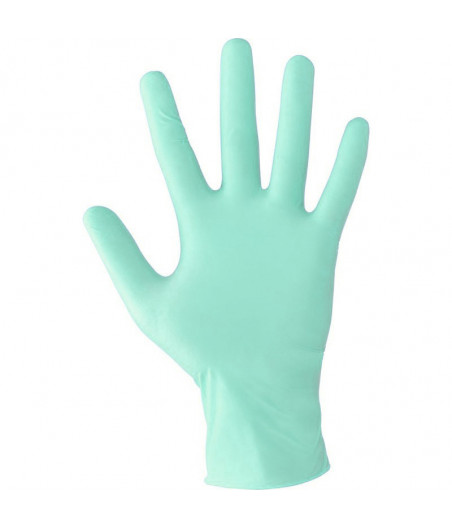 GUANTI NITRILE GREEN TG.M CONF.100 PZ