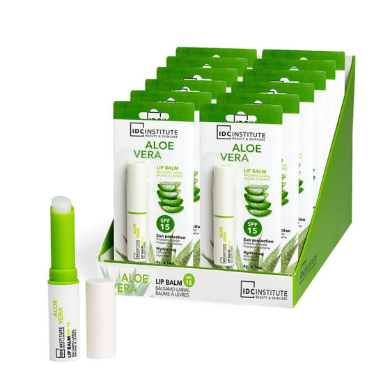 ESPOSITORE LIP BALM ALOE VERA SPF15 12 PZ