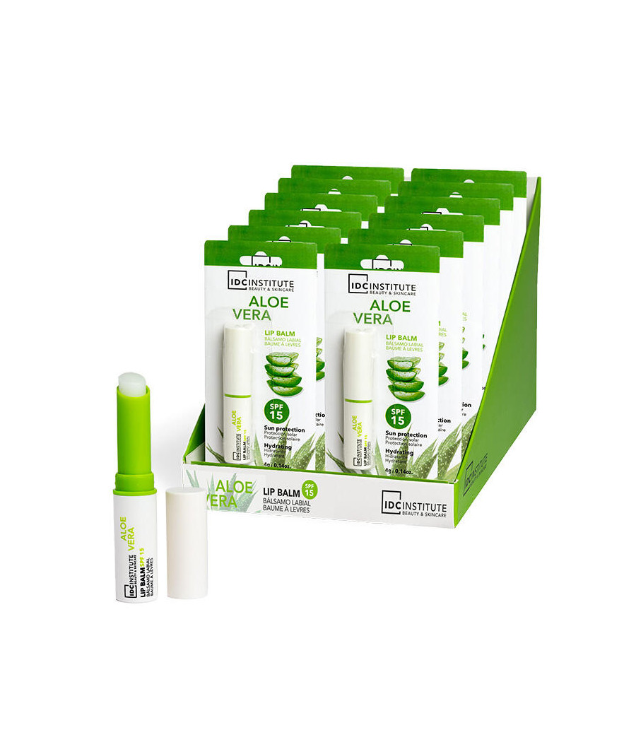 ESPOSITORE LIP BALM ALOE VERA SPF15 12 PZ ESPOSITORE LIP BALM ALOE VERA SPF15 12 PZ