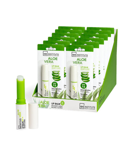 ESPOSITORE LIP BALM ALOE VERA SPF15 12 PZ
