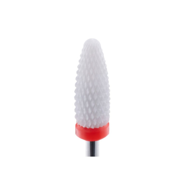 PUNTA CERAMICA CB010 CONO F GRANA FINE - (DISCO ROSSO)