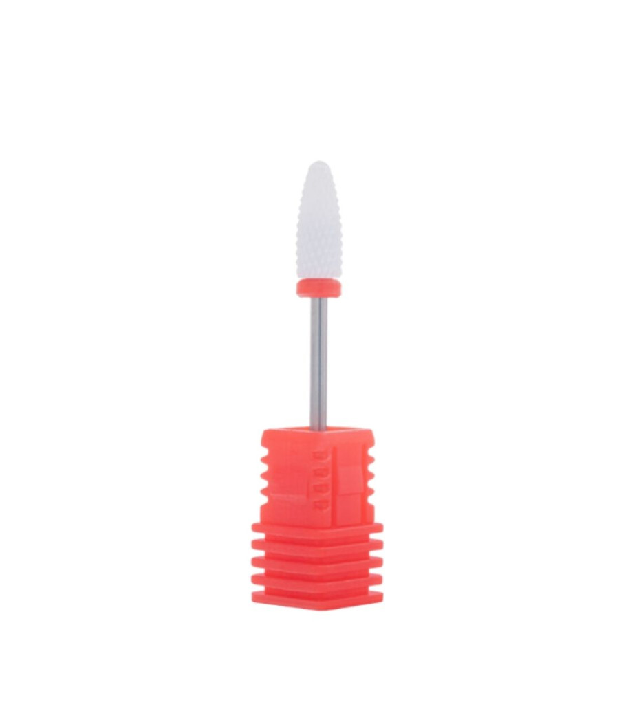 PUNTA CERAMICA CB010 CONO F GRANA FINE - (DISCO ROSSO)