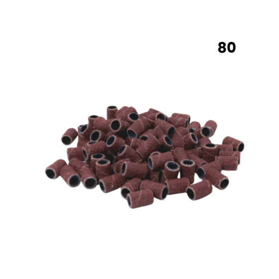 CILINDRO ABRASIVO GRANA 80 CONF.100 PZ