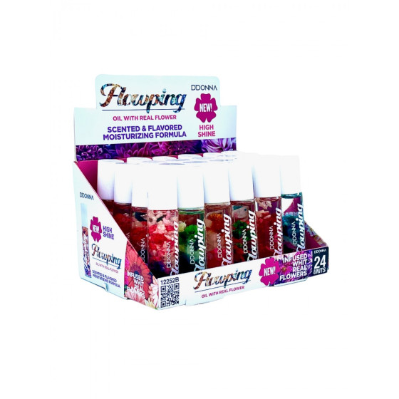 ESPOSITORE LIP OIL GLOSS FLOWER 24 PZ