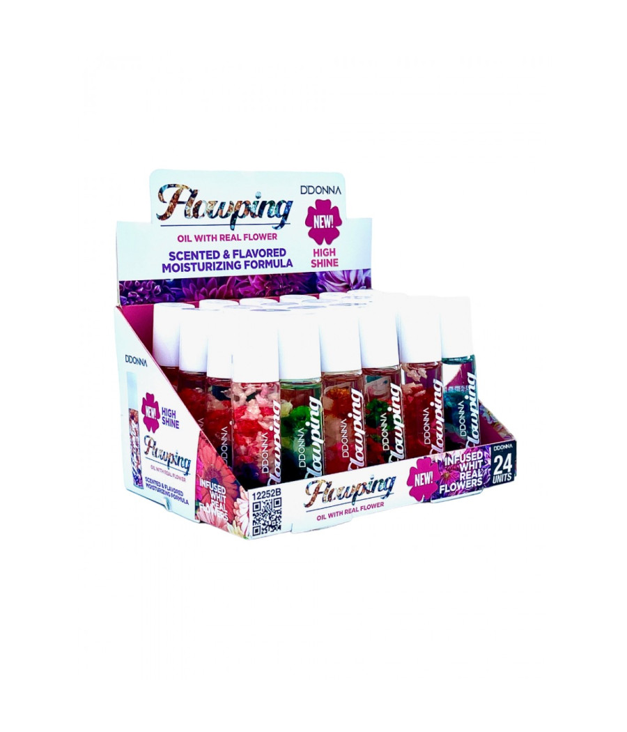 ESPOSITORE LIP OIL GLOSS FLOWER 24 PZ