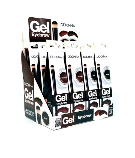 ESPOSITORE GEL COLORATO SOPRACCIGLIA 12 PZ
