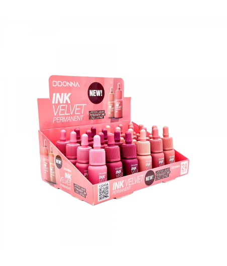 ESPOSITORE LIP GLOSS INK VELVET PERMANENT 24 PZ