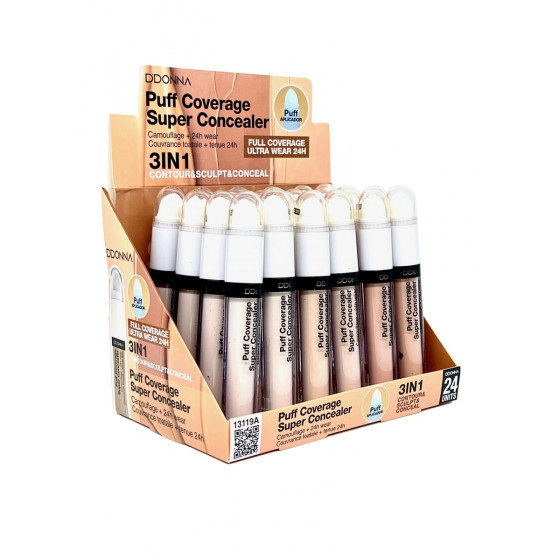 ESPOSITORE CORRETTORE 2 APPLICATORI COPRENTE 24 PZ