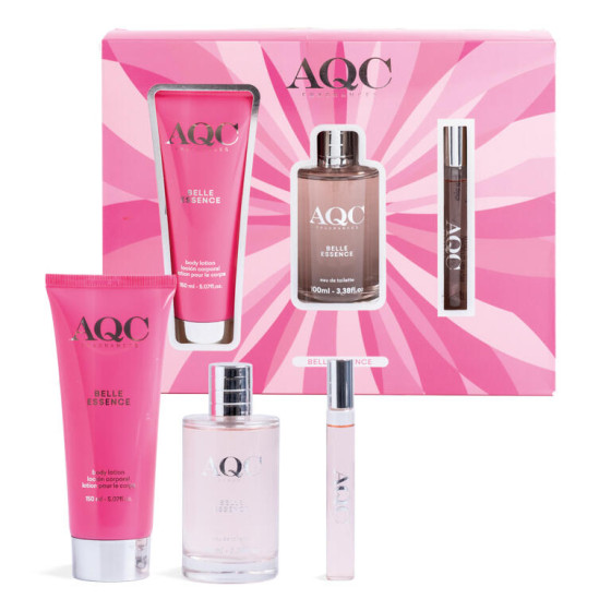 AQC FRAGRANCES SET 3PZ. EAU DE TOILETTE+ BODY LOTION+ MINI SIZE