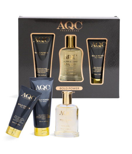 AQC FRAGRANCES SET 3PZ. HAIR & BODY WASH + EAU DE TOILETTE + AFTER SHAVE LOTION