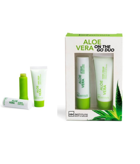 ALOE VERA SET ON THE GO (CREMA MANI +LIP BALM)