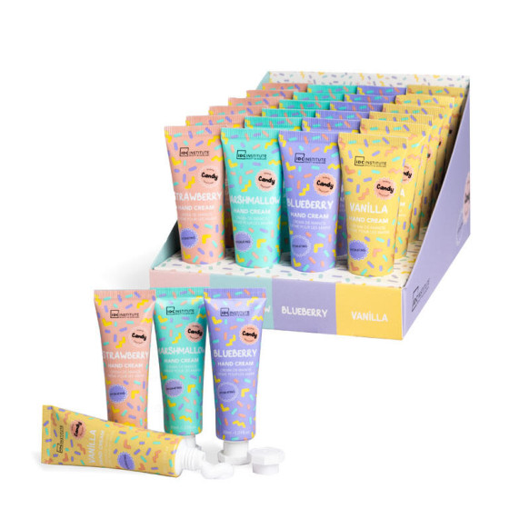 ESPOSITORE CREMA MANI CANDY 30 ML 24 PZ