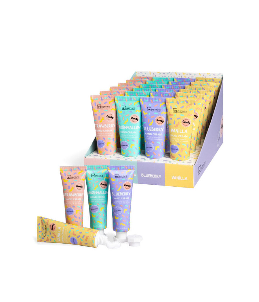 ESPOSITORE CREMA MANI CANDY 30 ML 24 PZ