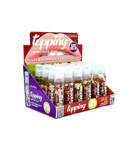 ESPOSITORE LIP OIL TOPPING SWEET 24 PZ