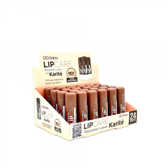 ESPOSITORE LIP BALM CON BURRO DI KARITE' 24 PZ