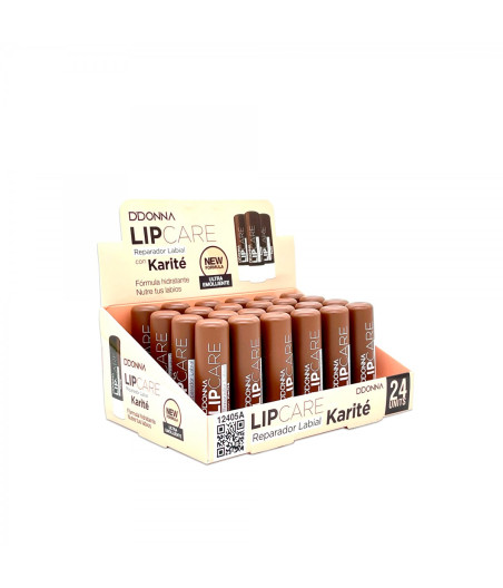 ESPOSITORE LIP BALM CON BURRO DI KARITE' 24 PZ
