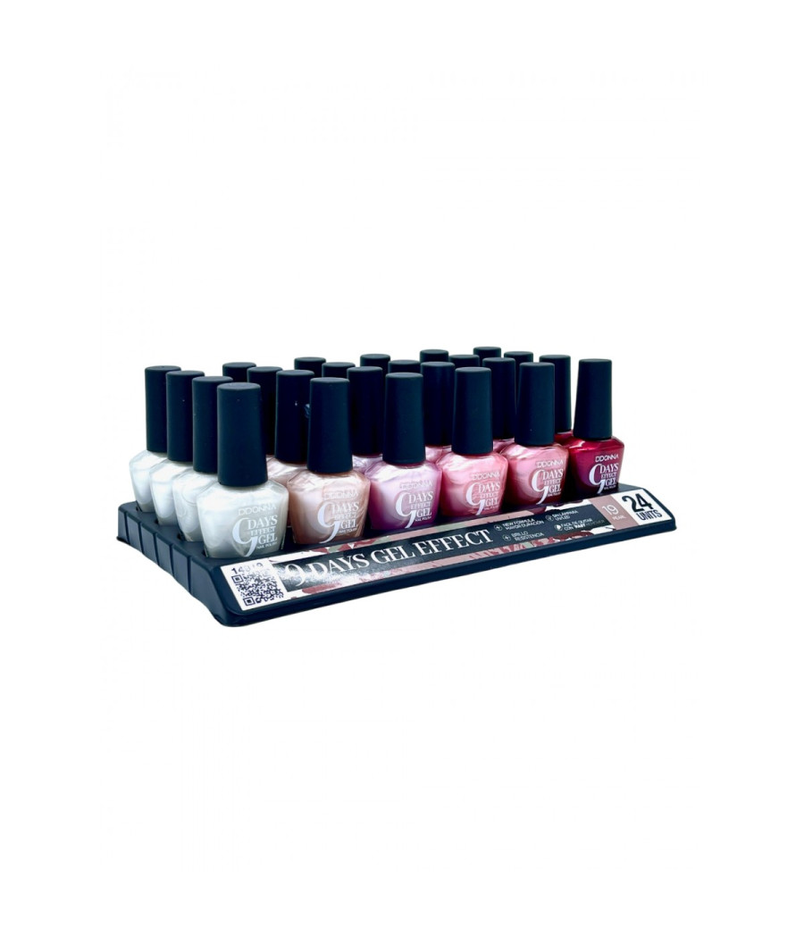 ESPOSITORE SMALTO EFFETTO GEL 24PZ.EFFETTO PERLA ESPOSITORE SMALTO EFFETTO GEL 24PZ.EFFETTO PERLA