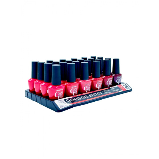ESPOSITORE SMALTO EFFETTO GEL 24PZ. ROUGE