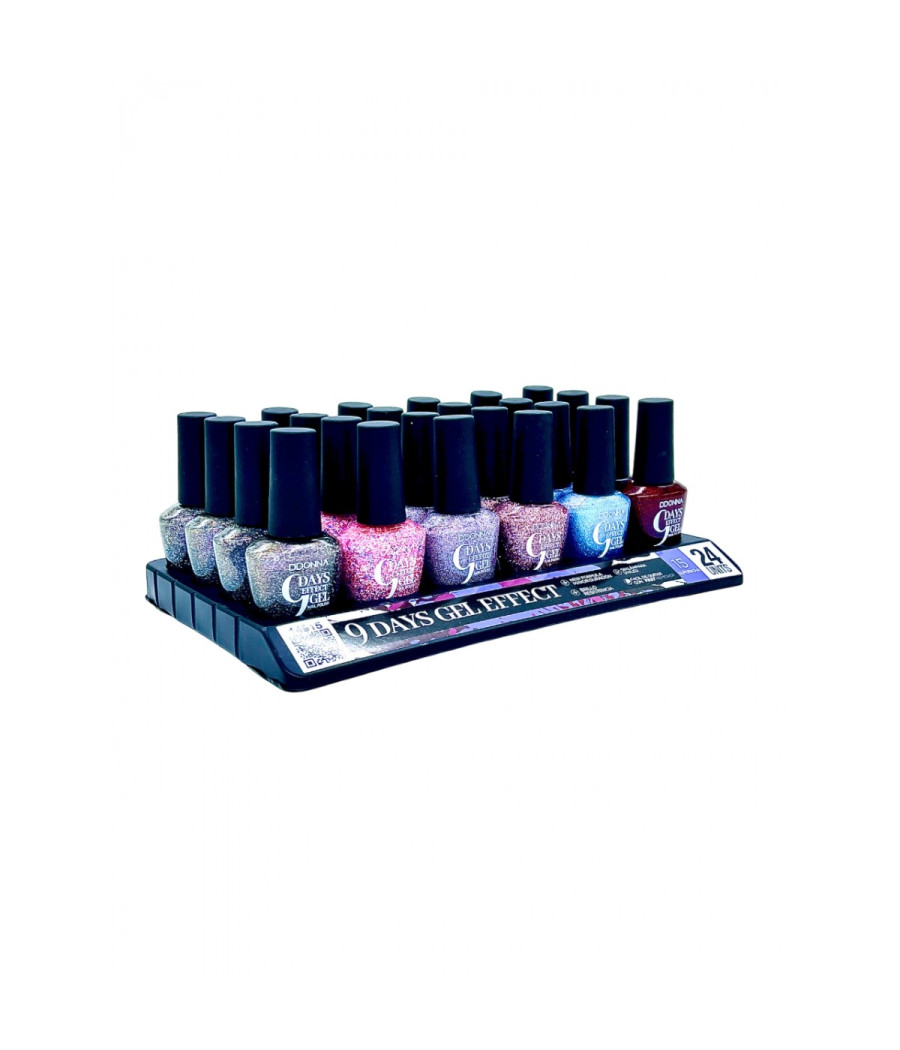 ESPOSITORE SMALTO EFFETTO GEL 24PZ. SUPERNOVA GLITTER ESPOSITORE SMALTO EFFETTO GEL 24PZ. SUPERNOVA GLITTER