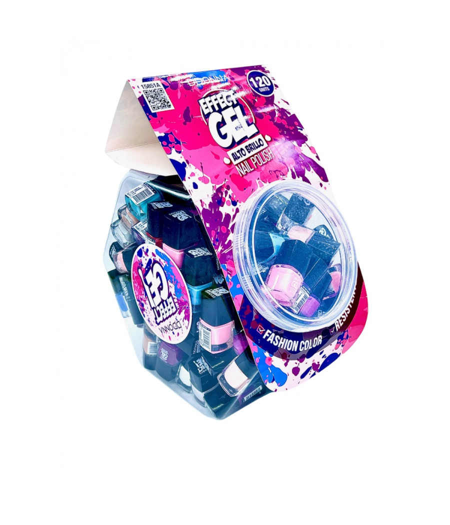 ESPOSITORE MINISIZE SMALTO EFFETTO GEL 120PZ ESPOSITORE MINISIZE SMALTO EFFETTO GEL 120PZ