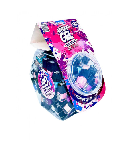 ESPOSITORE MINISIZE SMALTO EFFETTO GEL 120PZ