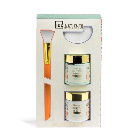 SET VISO HOLISTIC SKINCARE 4PZ. MASCHERA VISO+CREMA VISO+SPUGNETTA+PENNELLO