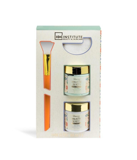 SET VISO HOLISTIC SKINCARE 4PZ. MASCHERA VISO+CREMA VISO+SPUGNETTA+PENNELLO