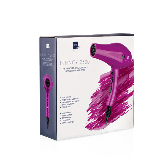 ASCIUGACAPELLI PROFESSIONALE LABOR LIFE INFINITY 2500 FUCSIA